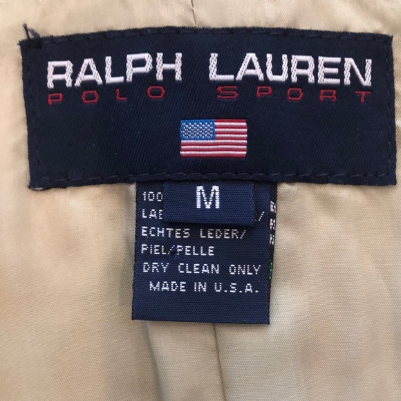 Vintage Ralph Lauren Polo Sport Suede Jacket - Picture 4 of 10